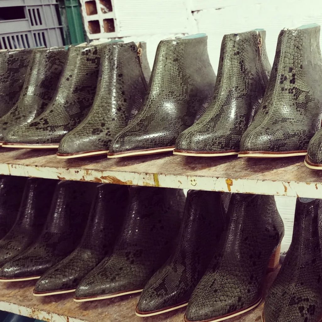 Proceso de montaje bottines